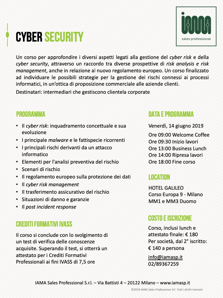 Locandina Cyber Security